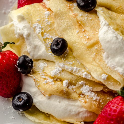 Crepes and Belgian waffles