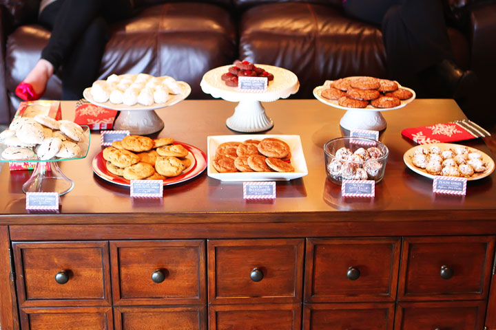 Hot chocolate and baked treats